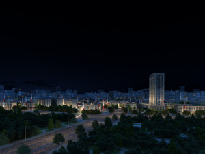 Urban architecture 3D Model