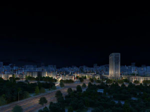 Urban architecture 3D Model