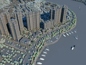 Urban architecture 3D Model