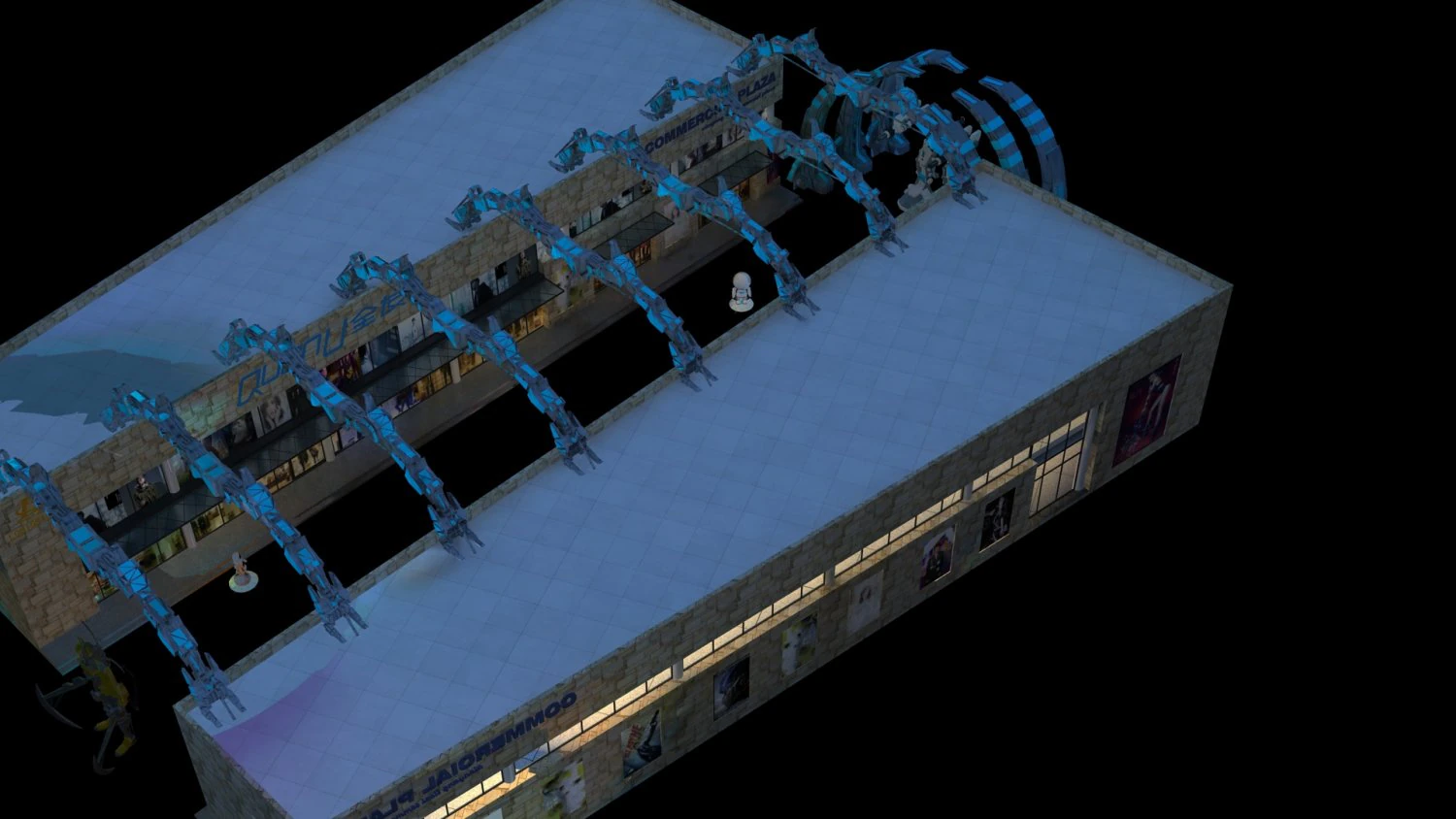 Robot 3D Model .c4d .max .obj .3ds .fbx .stl .blend