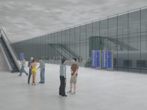 Waiting hall 3D Model