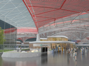 Waiting hall Modelo 3D