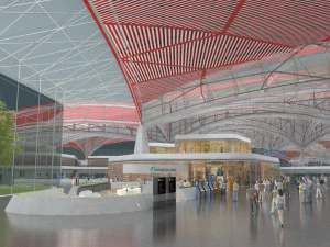 Waiting hall 3D Model