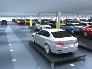 Parking lot 3D Model