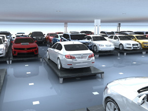 Parking lot 3D 모델