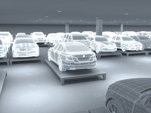 Parking lot 3D 모델