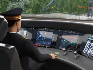 Train cab 3D Model