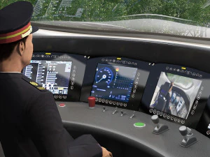 Train cab 3D Model