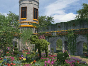 Замок 3D Модель