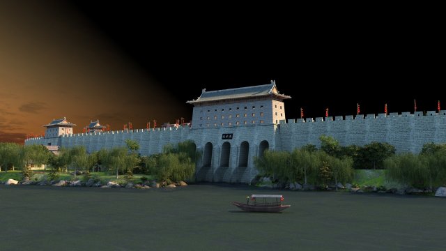 Ancient city 3Dモデル .c4d .max .obj .3ds .fbx .stl .blend 