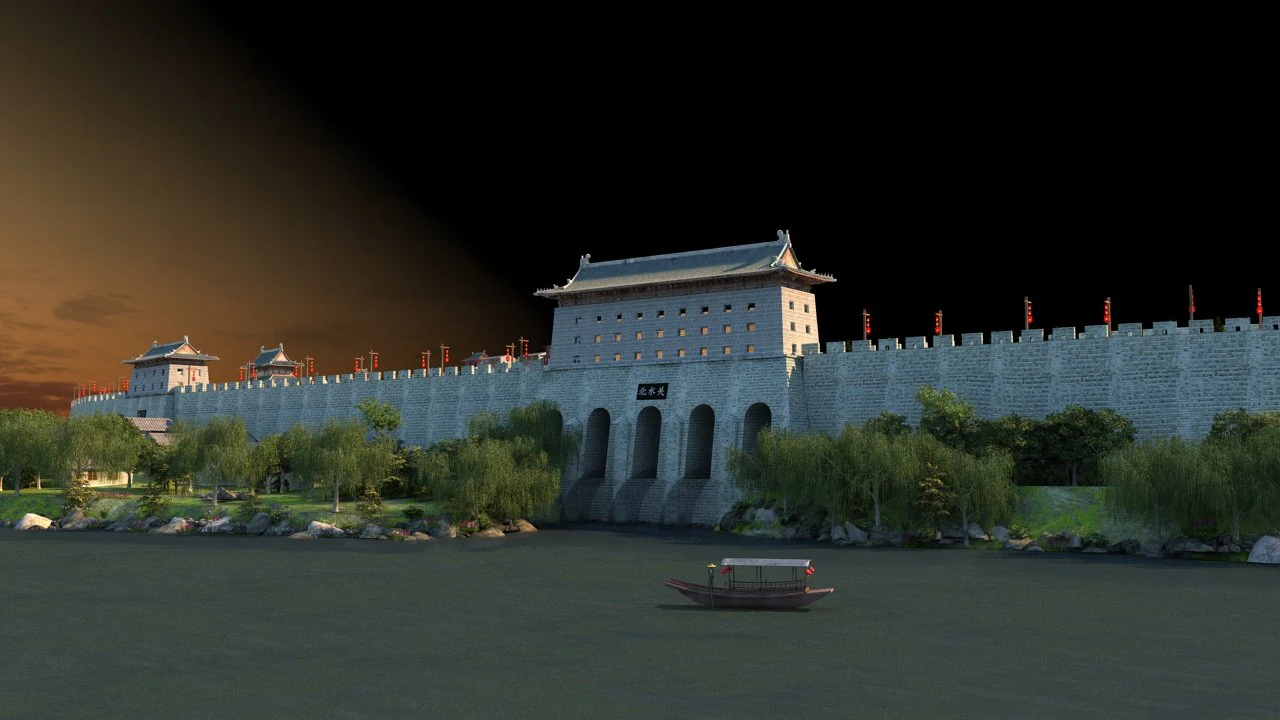 Ancient city 3D Model .c4d .max .obj .3ds .fbx .stl .blend 
