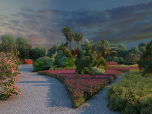 Park greening Modelo 3D