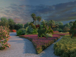 Vergroening van het park 3D Model