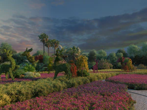 Park greening 3D Model