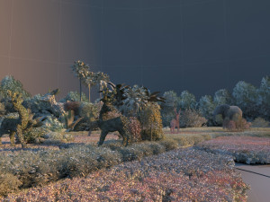 Park greening Modelo 3D