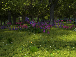 Park greening 3Dモデル