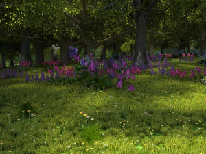 Park greening 3D Model