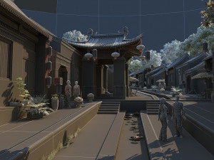 Ancient city 3D-Modell