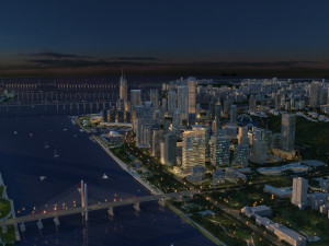 Urban architecture 3D-Modell