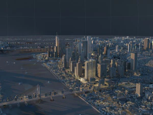 Urban architecture 3D Model