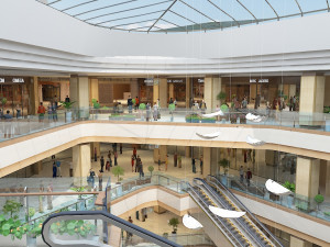 Shopping mall 3D मॉडल