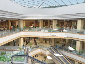 Shopping mall 3D Model