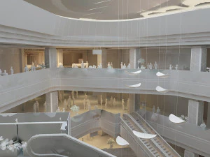 Shopping mall 3D Model