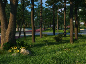 Park 3D Model