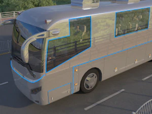 &Ocirc;nibus Modelo 3D