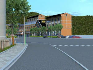 Urban traffic 3D Model