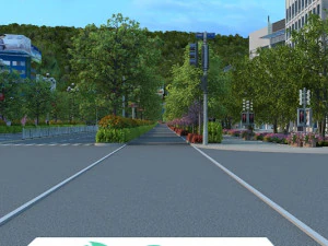 Urban traffic 3D Model