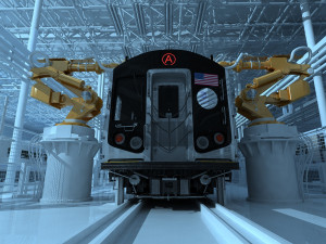 Train shop Modelo 3D