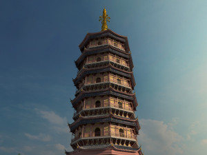 Ancient pagoda 3D Модель