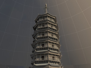 Ancient pagoda 3D Модель