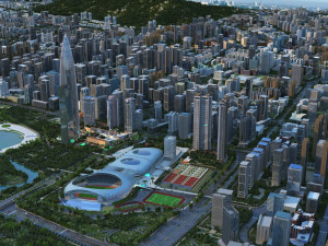 Urban architecture 3D Model
