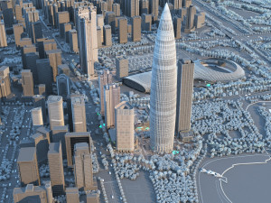 Urban architecture 3D Model