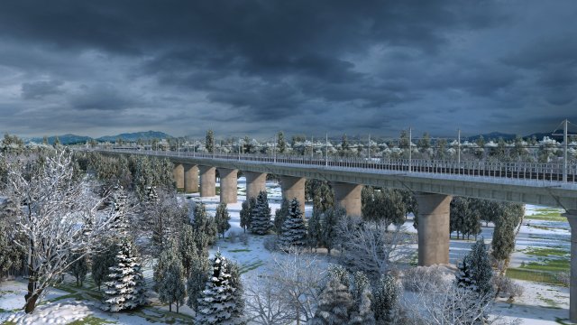 Snow scenery Modello 3D .c4d .max .obj .3ds .fbx .stl .blend 