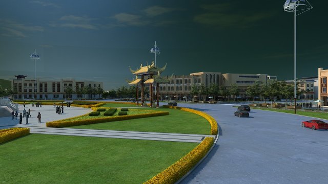 Urban architecture Modelo 3D .c4d .max .obj .3ds .fbx .stl .blend 