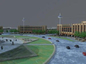 Urban architecture 3D Model