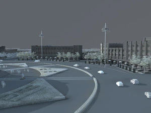 Urban architecture 3D Model