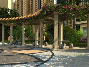 शहरी वास्तुकला 3D मॉडल