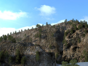 Barren mountain Modelo 3D