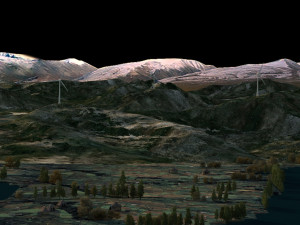 Barren mountain 3D Model