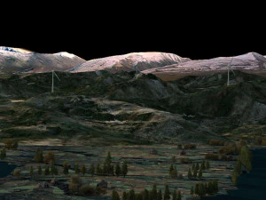 Barren mountain 3D Model