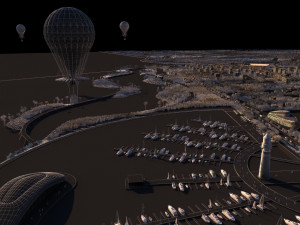 Urban architecture 3D-Modell