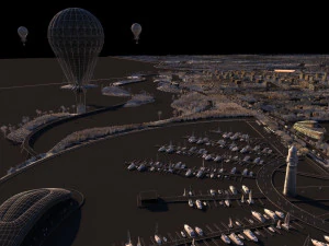Urban architecture 3D Model