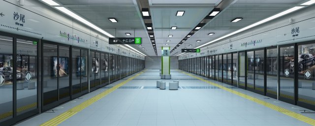 Subway Model 3D .c4d .max .obj .3ds .fbx .stl .blend