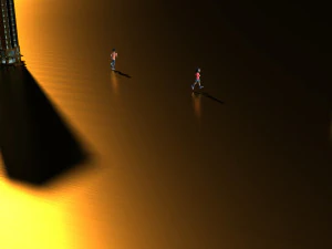 만화 그림 3D 모델