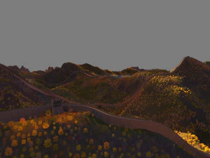 The Great Wall 3D Model