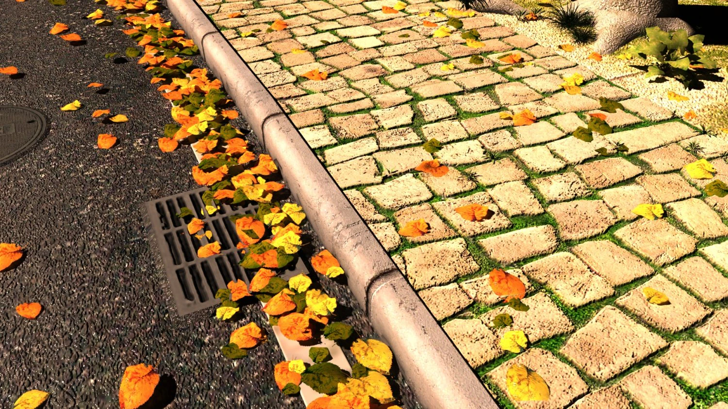 Road 3D Model .c4d .max .obj .3ds .fbx .stl .blend 